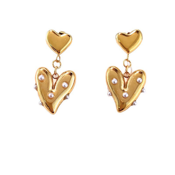 Wholesale Women's Highend Geometric Stainless Steel Earrings