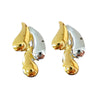 Wholesale Women's Highend Geometric Stainless Steel Electroplated Drop Earrings