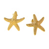 Wholesale Women's Highend Geometric Stamped Stainless Steel Starfish Shell Pearl Jellyfish Earrings