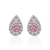 Wholesale Women's Highend Moissanite Drop Shape 925 Sterling Silver Earrings
