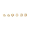 Wholesale Women's Highend Niche Simple Geometric Heart Bow Drop Shape Copper 925 Silver Needle Zircon Pearl Earrings Jewelry