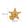 Wholesale Women's Highend Retro Elegant Bow Tie Starfish Stainless Steel Brooch Inlaid With Gold Accessories