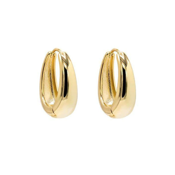 Wholesale Women's Highend Retro Exaggerated Cold Style Geometric Copper Earrings And Ear Buckles With Zirconia