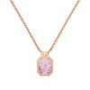 Wholesale Women's Highend S925 Sterling Silver Clavicle Chain With Flower And Oval Shaped Pendant And Electroplating