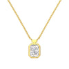Wholesale Women's Highend S925 Sterling Silver Clavicle Chain With Flower And Oval Shaped Pendant And Electroplating