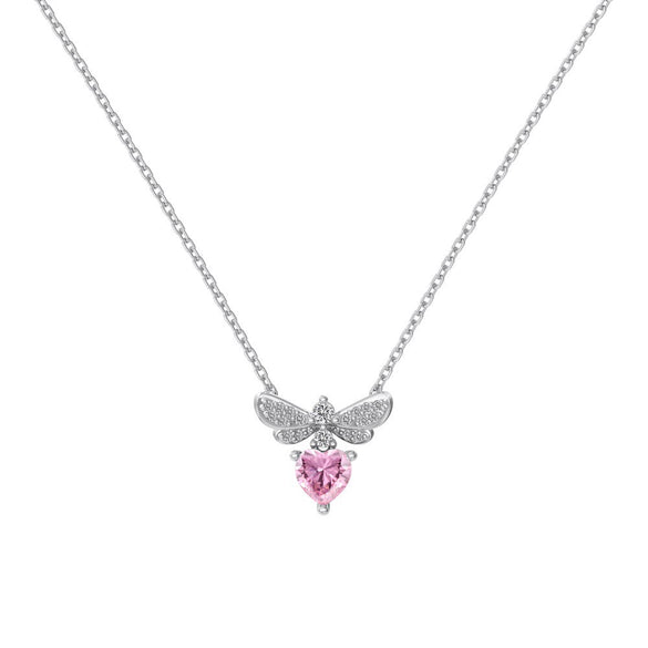 Wholesale Women's Highend S925 Sterling Silver Clavicle Chain With Flower And Oval Shaped Pendant And Electroplating