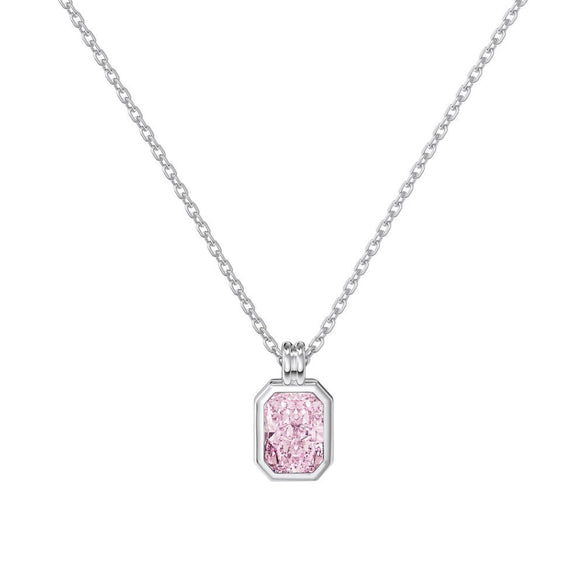 Wholesale Women's Highend S925 Sterling Silver Clavicle Chain With Flower And Oval Shaped Pendant And Electroplating