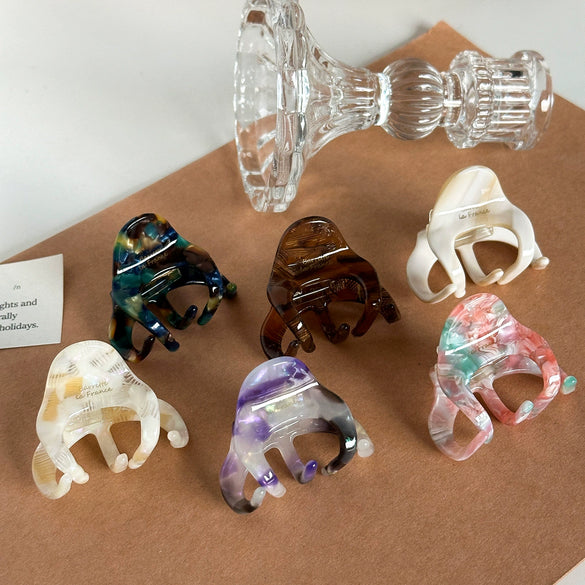 Wholesale Women's Highend Sense Geometric Acetic Acid Hair Shark Clip