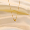 Wholesale Women's Highend Stylish Light Luxury Geometric Titanium Steel 18K Gold Plated Multilayer Ochain Necklace
