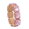 Wholesale Women's Hiphop Alloy Bracelet With Geometric Design And Diamond Accents