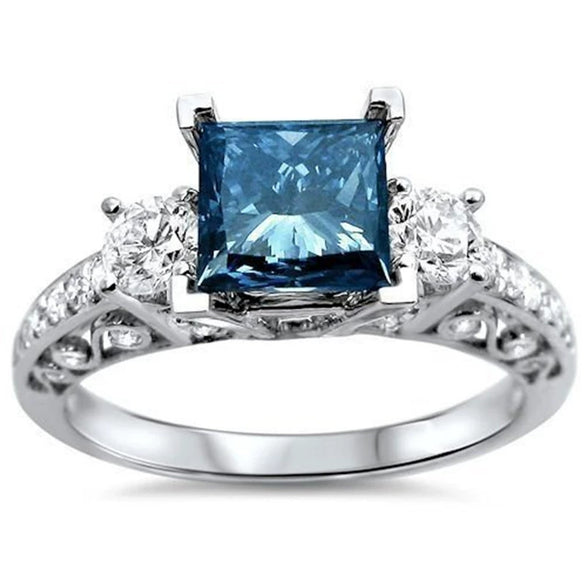 Wholesale Women's Hollow Alloy Geometric Zircon Ring