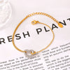 Wholesale Women's Hollow Love Bracelet Necklace Stainless Steel Electroplated With Heart And Geometric Patterns