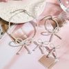 Wholesale Women's Imitation Pearl Beaded Bow Earrings Simple Style
