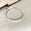 Wholesale Women's Imitation Pearl Bracelet With Geometric Pattern And Electroplating Treatment