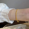 Wholesale Women's Imitation Pearl Bracelet With Geometric Pattern And Electroplating Treatment