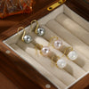 Wholesale Women's Imitation Pearl Geometric Ear Hook Earrings Simple Design