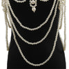 Wholesale Women's Imitation Pearl Water Wave Chain Pure Handmade Creative Necklace