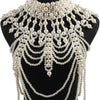 Wholesale Women's Imitation Pearl Water Wave Chain Pure Handmade Creative Necklace