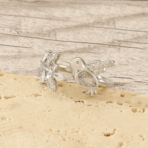 Wholesale Women's Ins Retro Animal Pattern Copper Ring