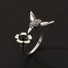 Wholesale Women's Ins Retro Animal Pattern Copper Ring