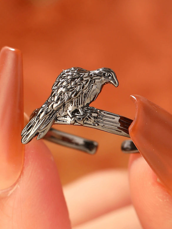Wholesale Women's Ins Retro Animal Pattern Copper Ring