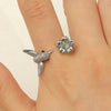 Wholesale Women's Ins Retro Animal Pattern Copper Ring