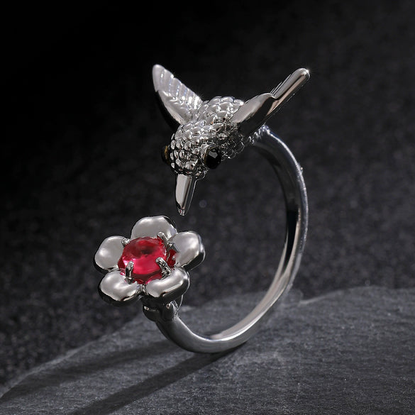 Wholesale Women's Ins Retro Animal Pattern Copper Ring