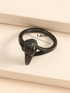 Wholesale Women's Ins Retro Animal Pattern Copper Ring