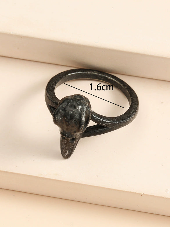 Wholesale Women's Ins Retro Animal Pattern Copper Ring