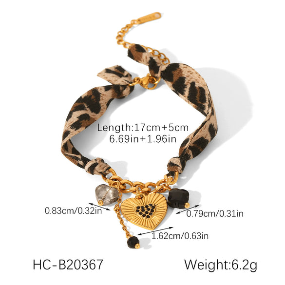 Wholesale Women's Ins Style Geometric Pattern Heart Pendant Jewelry Set Stainless Steel Electroplated Necklace Bracelet Earrings Ring With Cuban Link Chain