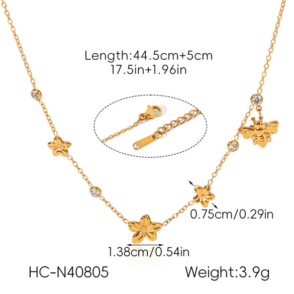 Wholesale Women's Ins Style Geometric Stainless Steel Electroplated Earrings Necklaces And Bracelets