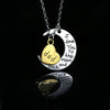 Wholesale Women's Ins Style Minimalist Alloy Jewelry Necklace With Heart Shape Geometric Letters Numbers Text And Water Wave Chain Electroplating
