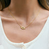 Wholesale Women's Ins Style Stainless Steel Electroplated Lip Pendant Necklace