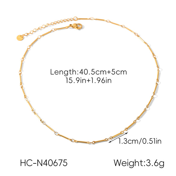 Wholesale Women's Insstyle Geometric Zodiac Sign Gold Plated Stainless Steel Pendant Necklace