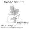 Wholesale Women's Insstyle Stainless Steel Butterfly Rings With Pvd Furnace Vacuum Real Gold Plating