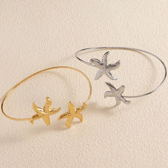 Wholesale Women's Iron Electroplated Starfishshaped Arm Bracelet Animal Zodiac Pattern Accessories
