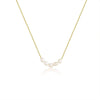 Wholesale Women's Irregular Freshwater Pearl Necklace With Electroplating Copper Plated With Real Gold Pendant Light Luxury And Minimalist Style
