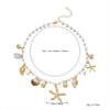 Wholesale Women's Jewelry Alloy Electroplated Geometric Animal Zodiac Shell Necklace Bracelet Anklet