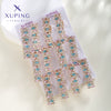 Wholesale Women's Jewelry Copper Alloy 18K Gold Plated Multizircon Earrings