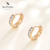 Wholesale Women's Jewelry Copper Alloy 18K Gold Plated Multizircon Earrings