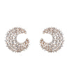 Wholesale Women's Jewelry Copper Alloy 18K Gold Plated Multizircon Earrings