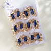 Wholesale Women's Jewelry Copper Alloy 18K Gold Plated Multizircon Earrings