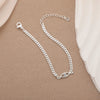 Wholesale Women's Jewelry Cuban Chain Bracelet Copper Electroplated Geometric Devil's Eye Zircon Retro Style