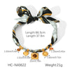 Wholesale Women's Jewelry Heart Geometric Animal Zodiac Stainless Steel Fabric Pendant Necklace Bracelet With Vacuum Plating In Furnace