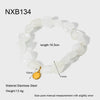 Wholesale Women's Jewelry Natural Crystal Semiprecious Stone Stainless Steel Heart Geometric Gold Plated Beaded Necklace Bracelet Earrings Accessories