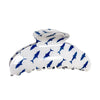 Wholesale Women's Jewelry Pvc Semiround Grab Clip With Geometric Style And Baking Paint Process