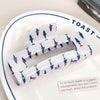 Wholesale Women's Jewelry Pvc Semiround Grab Clip With Geometric Style And Baking Paint Process