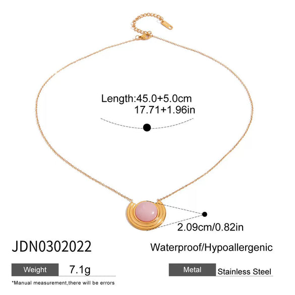 Wholesale Women's Jewelry Set Electroplated Stainless Steel And Titanium Steel Necklaces And Earrings With Geometric Stars Sun And Moon Clouds And Universe Patterns