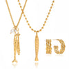 Wholesale Women's Jewelry Set Electroplated Titanium Steel And Stainless Steel Animal Style Earrings And Necklace