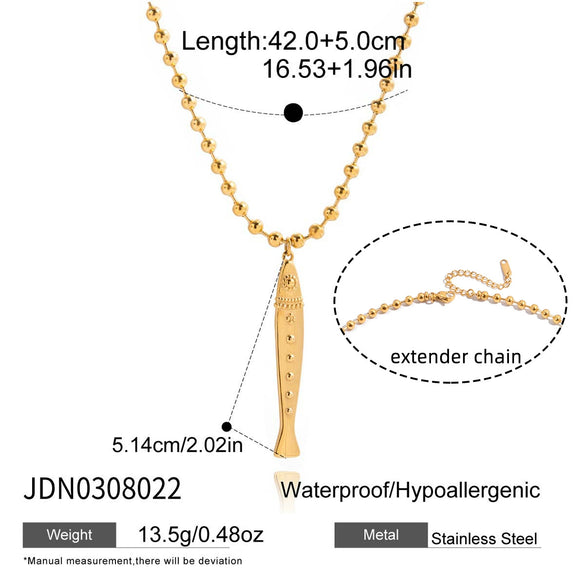 Wholesale Women's Jewelry Set Electroplated Titanium Steel And Stainless Steel Animal Style Earrings And Necklace